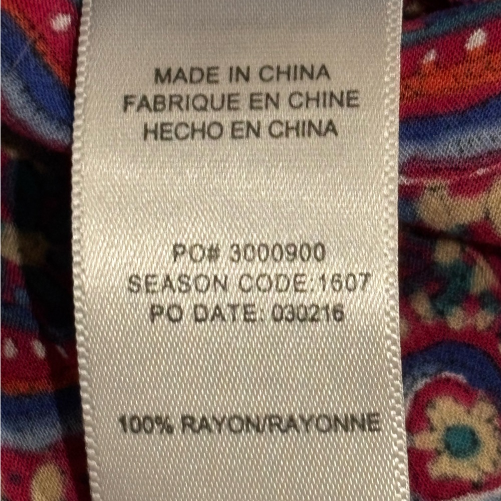 Lucky Brand Multicolor Paisley Tank Top - Picture 4 of 10